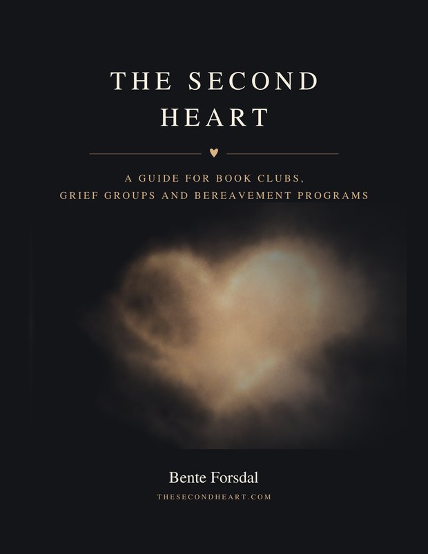 The cover of The Second Heart, a guide for book clubs, grief groups and bereavement programs